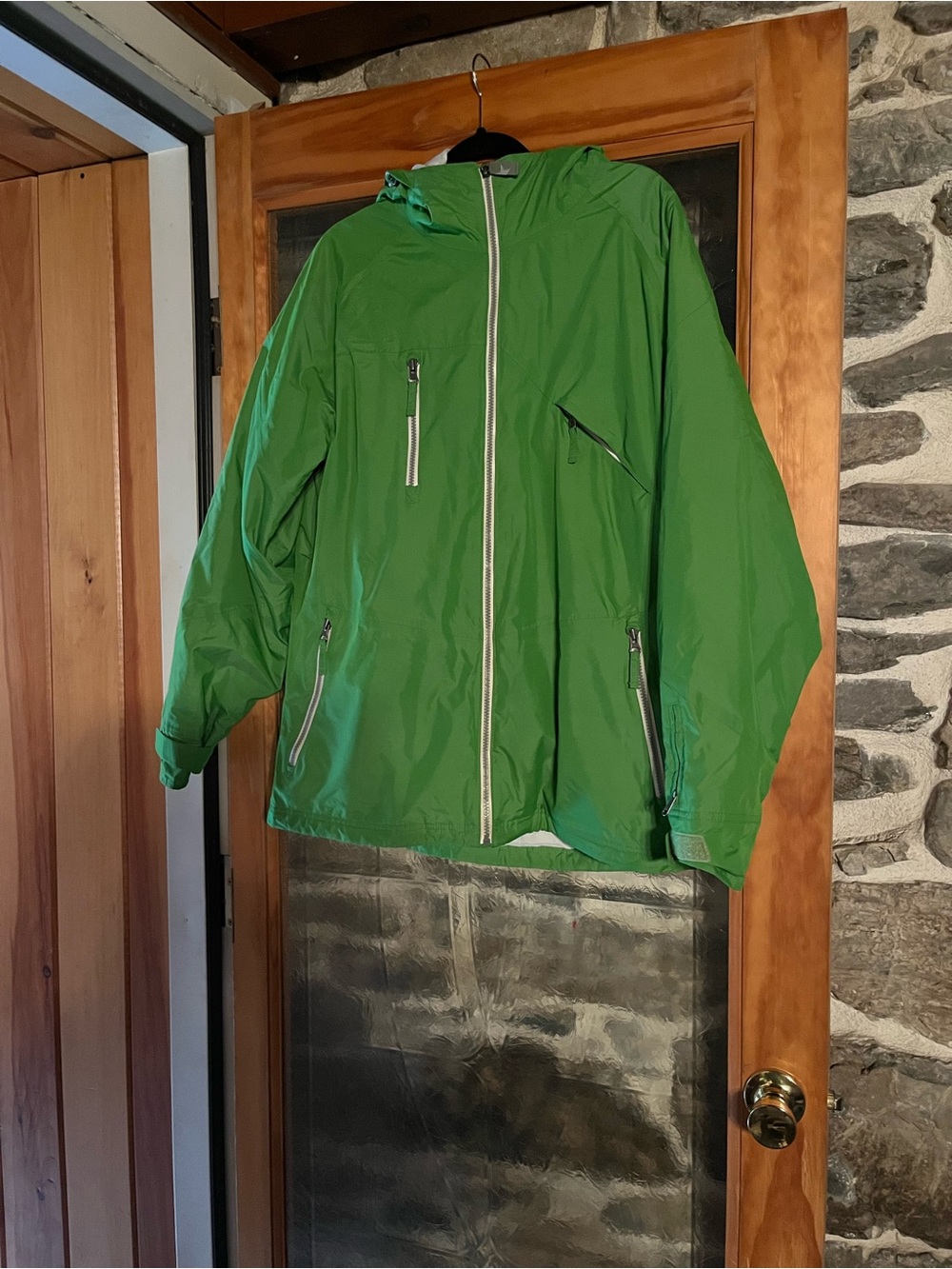 Sims Men's Green Hooded snowboard Jacket